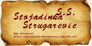 Stojadinka Strugarević vizit kartica